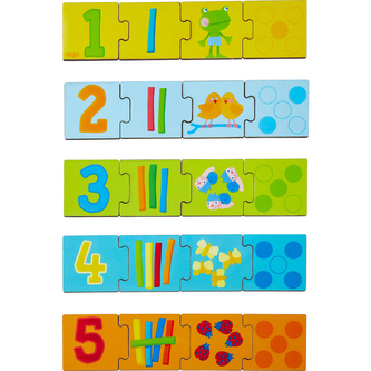 Haba Dřevěné puzzle na učení čísel do 5