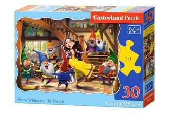 Puzzle 30 Królewna Śnieżka i Krasnoludki CASTOR Puzzle 30 Królewna Śnieżka i Krasnoludki CASTOR