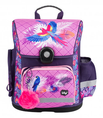 Baagl Školní aktovka Papoušek