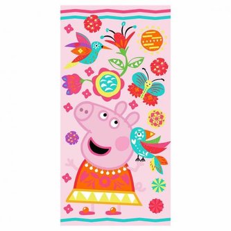 Osuška ručník Peppa Pig|Prasátko Pepa: Fiesta (70 x 140 cm)