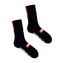 Ponožky 3/4 Socks Extra Mile Black - NEBBIA - Velikost 43 - 46