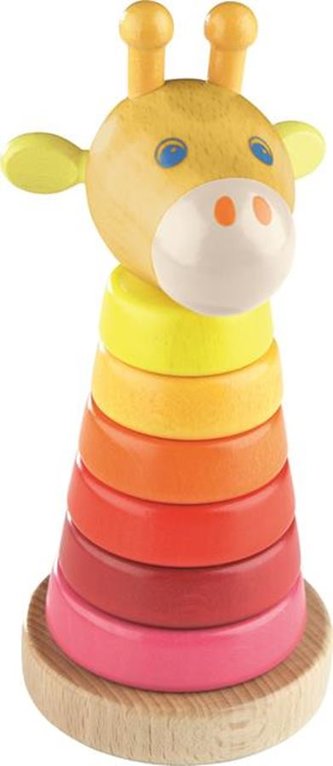 Haba Dřevěná stohovací skládačka Žirafa