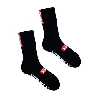 Ponožky 3/4 Socks Extra Mile Black - NEBBIA - Velikost 39 - 42