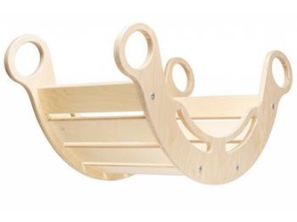 Houpačka Elis design Montessori Natur 5v1 bezbarvý lak
