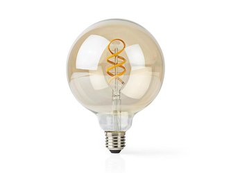 Smart žárovka LED E27  5.5W bílá teplá NEDIS WIFILT10GDG125 WiFi SmartLife