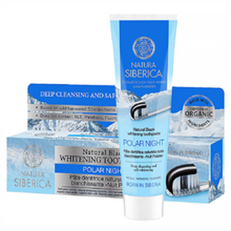 Natura Siberica Přírodní bělicí zubní pasta Polární noc (Natural Black Whitening Toothpaste) 100 g unisex