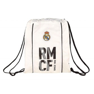 Pytlík batoh FC Real Madrid: vzor 11854 (40 x 35 cm) bílý polyester