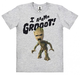 Pánské tričko Marvel|Guardians Of The Galaxy|Strážci Galaxie: I Aaamm Grooot (2XL) bavlna