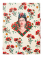 Složka s 3 klopami Frida Kahlo: Flores (26 x 34 x 2 cm)