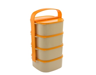 Jídlonosič plast 4-dílný standart 4x1,2l CZ zelený