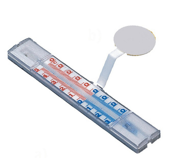 Teploměr okenní 15cm nalepovací s ručkou