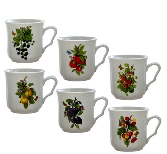 Hrnek Karel 270ml Luční kvítí