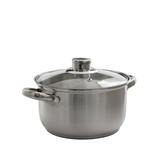 Nerezový hrnec 16cm 1,9l s víkem
