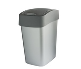 Odpadkový koš FLIP BIN 25L antracit/stříbrná