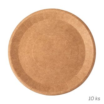 Mělký talíř NATURE pr. 22,5 cm  10 ks
