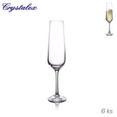Sklenice na sekt SANDRA 0,2 l 6 ks