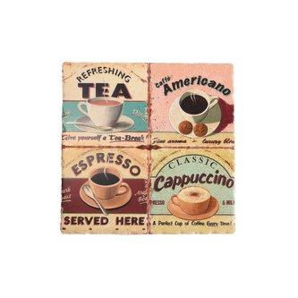 Dekorace-podložka ker/kor.čtverec B