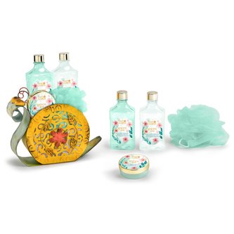 Bon Matin set koupelový Šnek (houbička+s.g.+mléko+peeling)