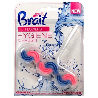 Brait kostka do WC - vůně květin 45 g