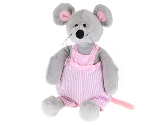 Myška plyšová 38cm 0m+