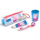Peppa Pig set zubní kartáček + kelímek + pasta