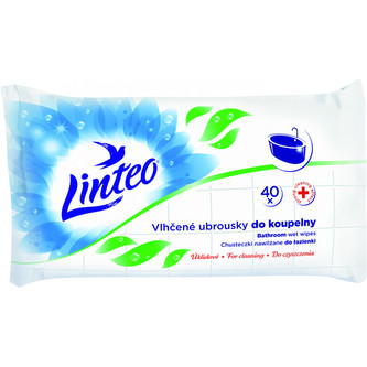 Linteo vlhčené ubrousky do Koupelny 40 ks
