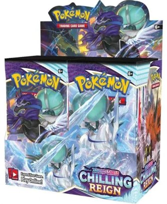 Pokémon TCG: Sword and Shield 06 Chilling Reign - Booster 1ks mix druhů