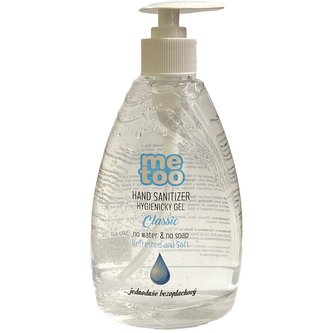 Dezinfekční gel na ruce "CLASSIC", 66% alkoholu, 500ml, ME TOO Dezinfekční gel na ruce "CLASSIC", 66% alkoholu, 500ml, ME TOO