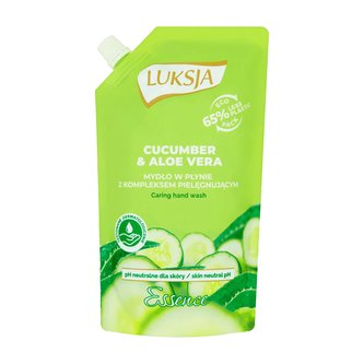 Luksja tekuté mýdlo náhrada Cucumber & aloe vera 400 ml