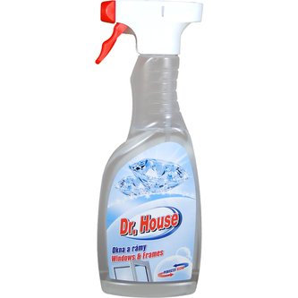Dr. House čistič oken s rozprašovačem Okna a rámy 500 ml