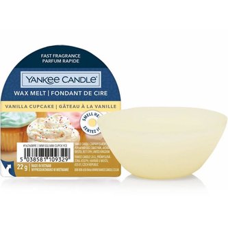 YANKEE CANDLE Vanilla Cupcake vonný vosk 22g YANKEE CANDLE Vanilla Cupcake vonný vosk 22g