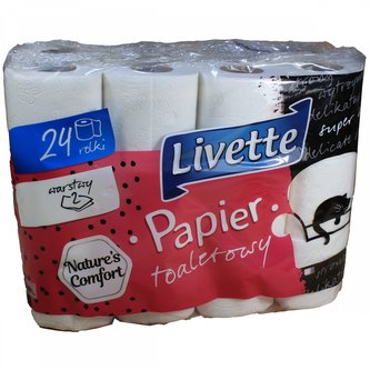 Livette toaletní papír 2 vrstvý 24 ks