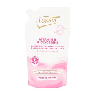 Luksja tekuté mýdlo náhrada Vitamin E & glycerine 400 ml