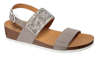 Scholl Zdravotní obuv- CECILIA SAND MicroStrass-W - Grey 41