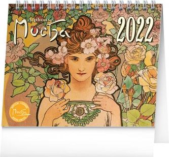 Stolní kalendář Alfons Mucha 2022