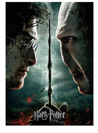 Puzzle Harry Potter: Harry vs Voldemort 1000 kusů (48 x 68 cm)