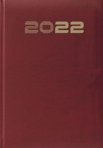 Terminarz 2022 A5 Standard czerwony