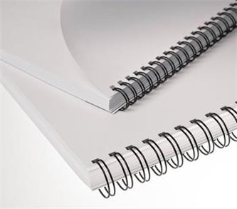 Vázací hřbet RENZ kovový (3/1\") A4 průměr 12,7mm černý 100ks