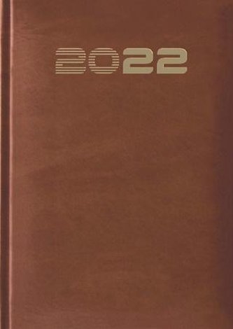Terminarz 2022 A5 Standard brązowy
