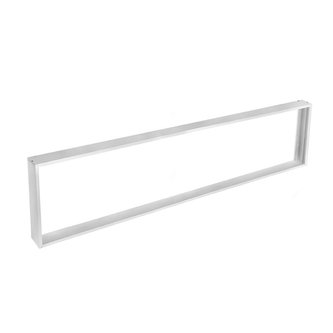 Solight hliníkový stříbrný rám pro instalace 295x1195mm LED panelů na stropy a zdi, výška 68mm