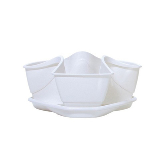 Květináč COUBI bílý 29,5cm