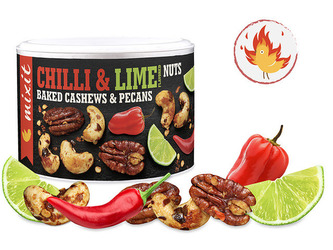 Mixit - Oříšky z pece - Habanero chilli a limetka 150 g Mixit - Oříšky z pece - Habanero chilli a limetka 150 g