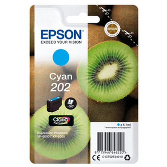 Cartridge EPSON 202  Cyan Claria Prem Ink