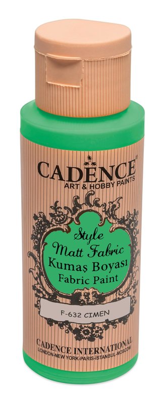 Cadence Klasická textilní barva Style Matt Fabric 50 ml - zelená trávová