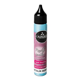 Cadence Metalické tekuté perly 25 ml - Dětská modrá