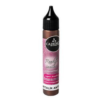 Cadence Metalické tekuté perly 25 ml - Antická hnědá