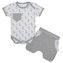 2-dílná letní bavlněná souprava New Baby Perfect Summer světle šedá - velikost 86 (12-18m)