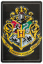 Tvarovaná zinková dekorační A4 cedule na zeď Harry Potter: Bradavice - Hogwarts (20 x 30 cm)