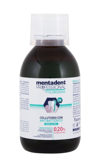 Mentadent Professional Ústní voda Clorexidina 0,20% 200 ml unisex