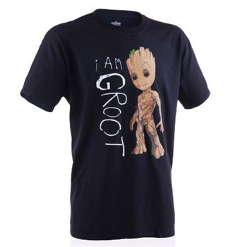 Pánské tričko Guardians Of The Galaxy 2|Strážci Galaxie 2: I Am Groot Scribbles (2XL) černé